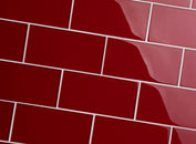 3" x 6" Glass Mosaic Subway Tile, Backsplash for Kitchen and Bathroom - 5 Square Feet Per Carton