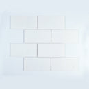 3" x 6" Glass Mosaic Subway Tile, Backsplash for Kitchen and Bathroom - 5 Square Feet Per Carton