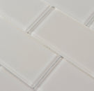 3" x 6" Glass Mosaic Subway Tile, Backsplash for Kitchen and Bathroom - 5 Square Feet Per Carton