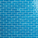 Swimming Pool Wave Series 1" x 3" Straight Edge Glass Mosaic Tile - 5 Square Feet Per Carton