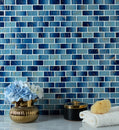 Artista 1" x 2" Glass Mosaic Tile - 5 Square Feet Per Carton