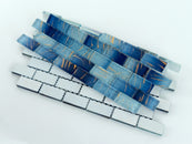 Artista 1" x 2" Glass Mosaic Tile - 5 Square Feet Per Carton