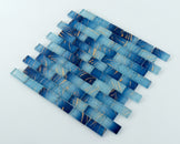 Artista 1" x 2" Glass Mosaic Tile - 5 Square Feet Per Carton