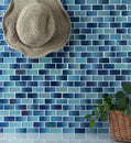 Swimming Pool Horizon Series 1" x 2" Glass Mosaic Tile - 5 Square Feet Per Carton