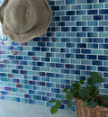 Swimming Pool Horizon Series 1" x 2" Glass Mosaic Tile - 5 Square Feet Per Carton