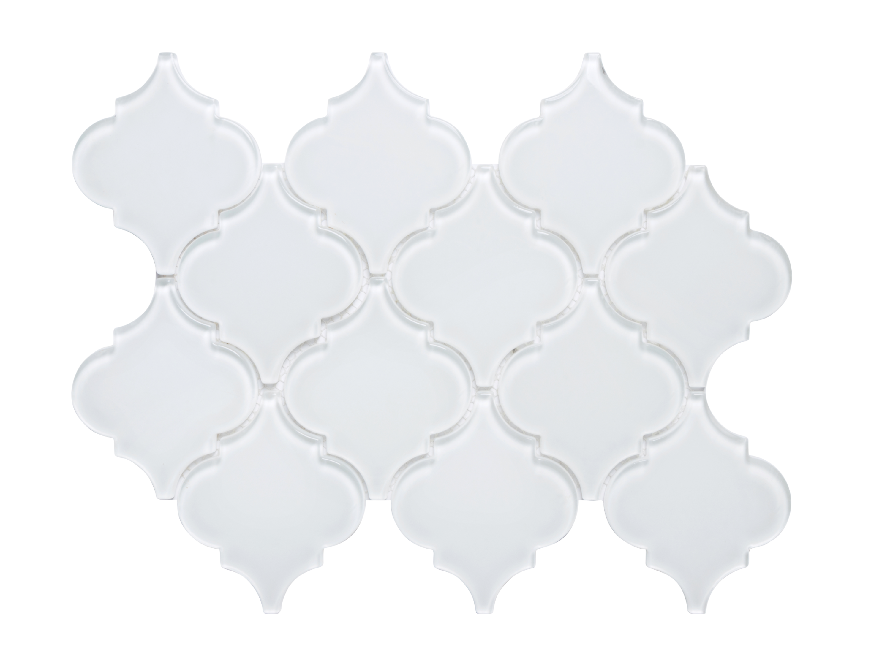 Cheap White Arabesque Shaped Mosaic Tiles Manufacturers and