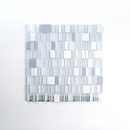 Twilight Mixed Squares Aluminum and Glass, Backsplash for Kitchen and Living Space - 10 Square Feet Per Carton