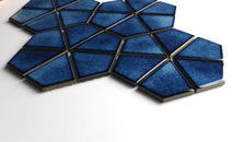 2" x 3" Porcelain Mosaic Wall Tile  - 6.93 Square Feet Per Carton - Cobalt Blue