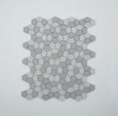 Gaia 0.6" Recycled Glass Pentagon Mosaic Wall and Floor Tile - 8.91 Sqft per Carton