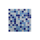 Gaia 0.9" x 0.9" Straight Edge Recycled Glass Mosaic Wall and Floor Tile - 11 Sqft per Carton