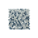 Twilight 0.8" Aluminum Penny Round Mosaic Wall Tile - Non Patterned - 10 Square Feet Per Carton