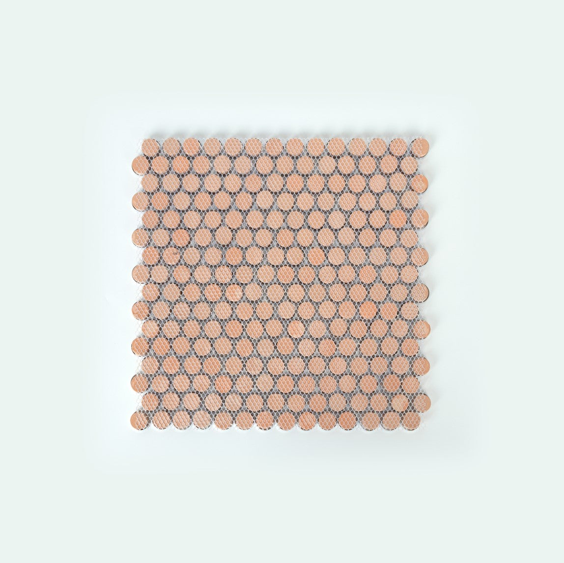 Twilight 0.8" Aluminum Penny Round Mosaic Wall Tile - Patterned - 10 Square Feet Per Carton
