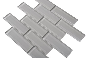 Antique 2'' x 2'' Glass Squared Tile Glazed Red Grey Jamaica Antique 2'' x 2'' Glass Squared Tile Glazed Red Grey Jamaica