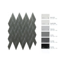 Value Series Herringbone Glass Mosaic Tile 4mm - 6 Square Feet Per Carton