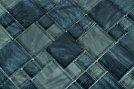 Impressions Random Sized Straight Edge Glass Mosaic Tile - 5 Square Feet Per Carton