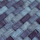 Impressions 1" x 2" Straight Edge Glass Mosaic Tile - 5 Square Feet Per Carton