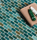 Swimming Pool Series 1" x 2" Glass Mosaic Tile - 5 Square Feet Per Carton