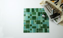 Swimming Pool Series Versailles Glass Mosaic Tile 4mm - 8 Square Feet Per Carton