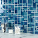 Swimming Pool Series Versailles Glass Mosaic Tile 4mm - 8 Square Feet Per Carton