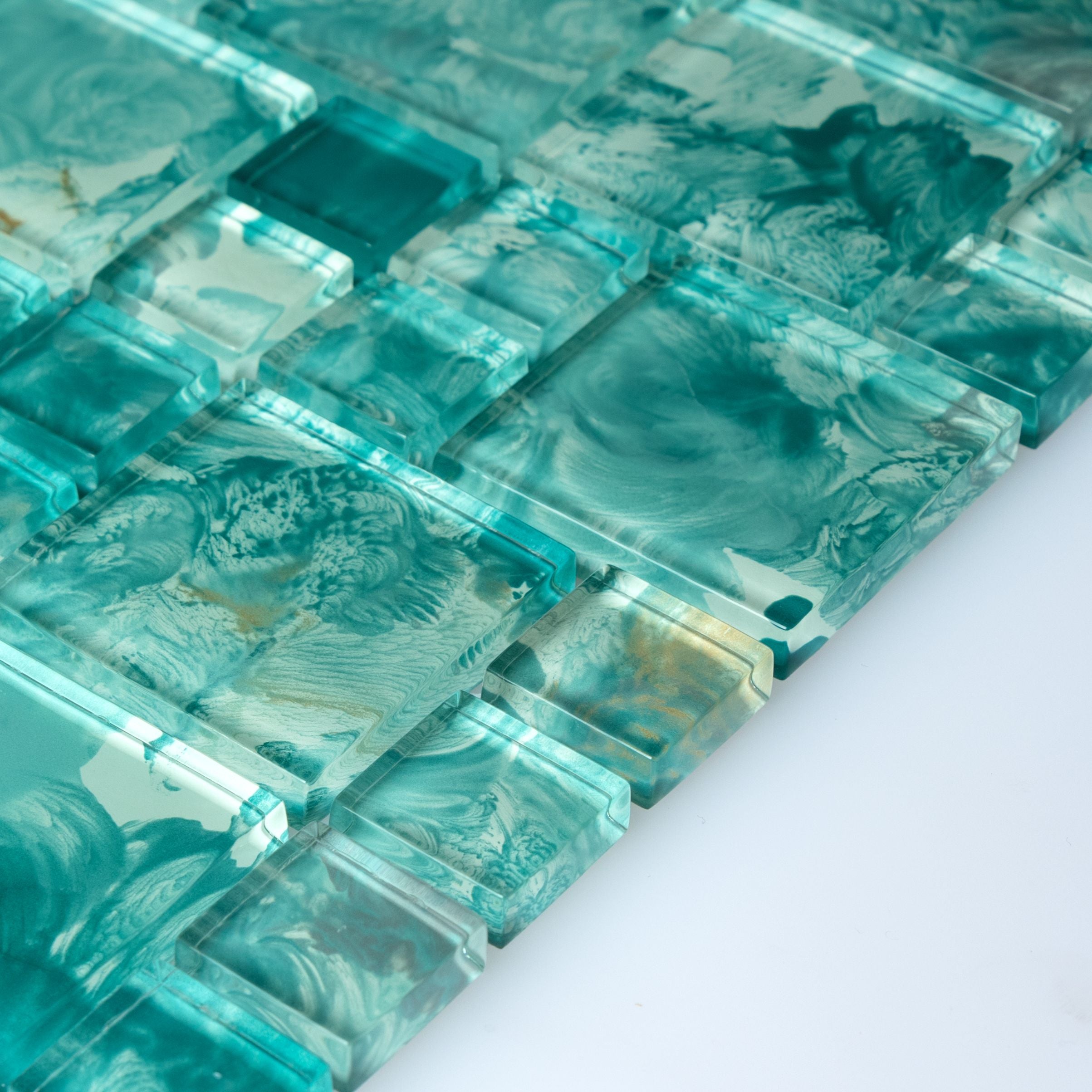 Swimming Pool Series Versailles Glass Mosaic Tile - 5 Square Feet Per Carton